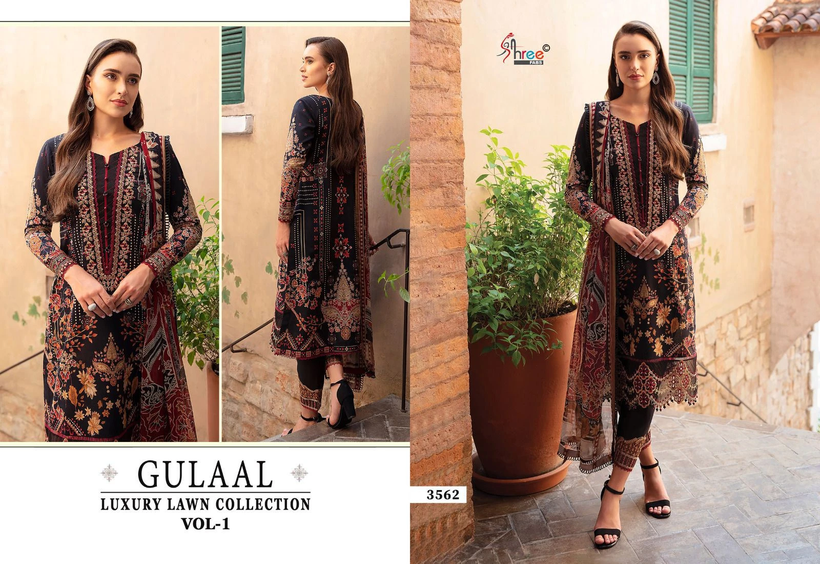 GULAAL LUXURY LAWN COLLECTION VOL-01